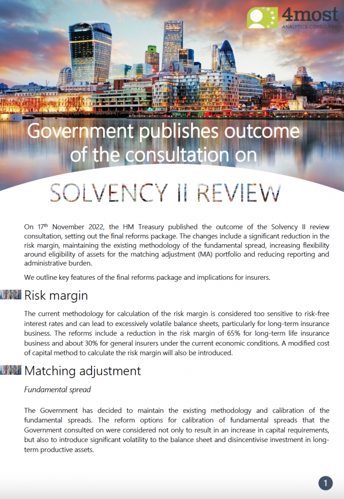 Government publishes outcome of the consultation on the Solvency II ...